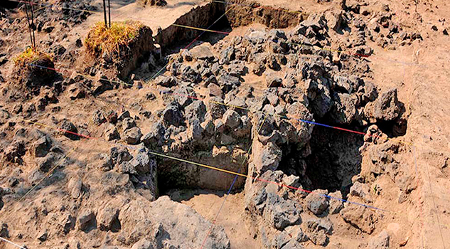 Descubren el tecpan del Coyoacán prehispánico en el lugar donde se construirá la nueva sede de la Academia Mexicana de la Lengua