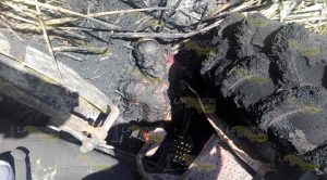Vuelca su tractor y muere calcinado Vuelca Tractor Muere Calcinado