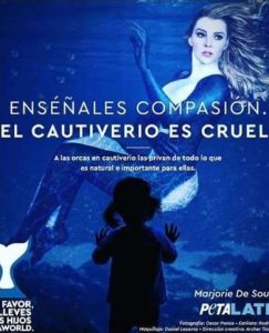 Marjorie de Sousa pide no llevar a los niños a los parques marinos