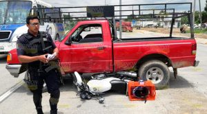 Motociclista se estrella contra camioneta en Tuxpan Motociclista Estrella Contra Camioneta Tuxpan