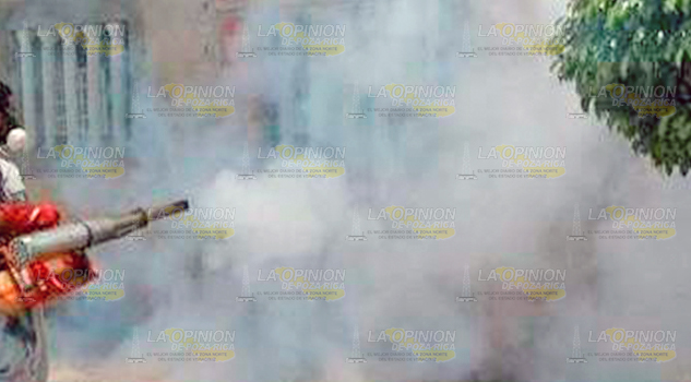 Refuerzan fumigación contra el dengue, se elimina al mosco adulto