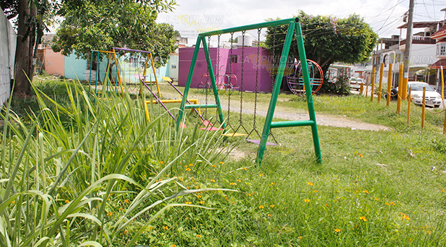 Urge plan de rescate a parques infantiles
