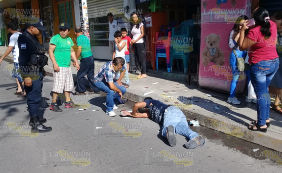 Pintor cayó de una altura de siete metros, y vive para contarlo en Tlapacoyan