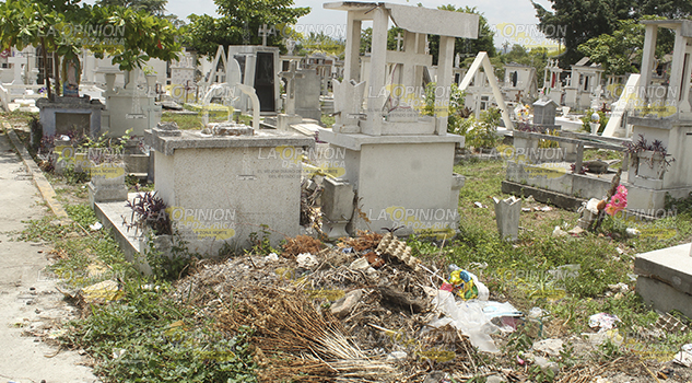 Cementerio Santísima Trinidad en el abandono