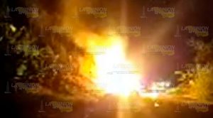 Se incendian en Tamiahua dos tractocamiones de la empresa GDI Se Incendian Tamiahua Dos Tractocamiones Empresa GDI