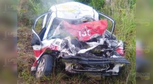 Muere taxista en accidente carretero en Tecolutla