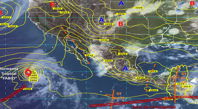 Persistirán onda de calor y fuertes lluvias en el país