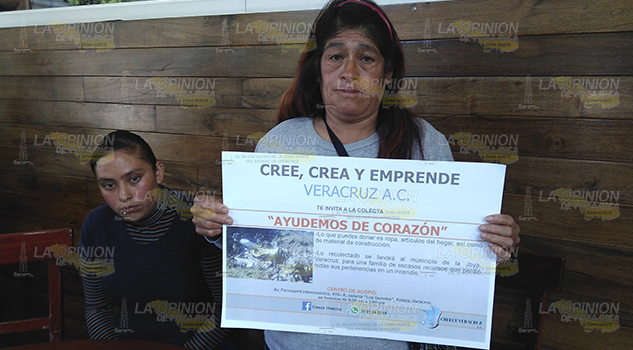 Incendio devoró su casa, pide ayuda a la sociedad