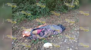 Hallan cuerpo en cobijado en camino a El Mango