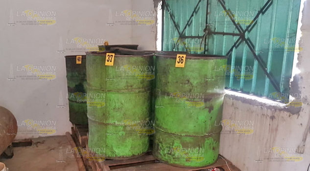 Aseguran más de 5 mil litros de gasolina, en la zona de Costa Esmeralda