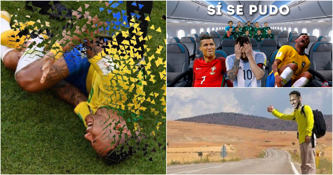 Usuarios de redes se burlan de Neymar con MEMES luego de la eliminación de Brasil frente a Bélgica