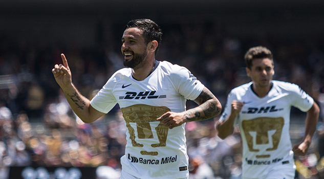 Pumas gana 5-3 a Necaxa
