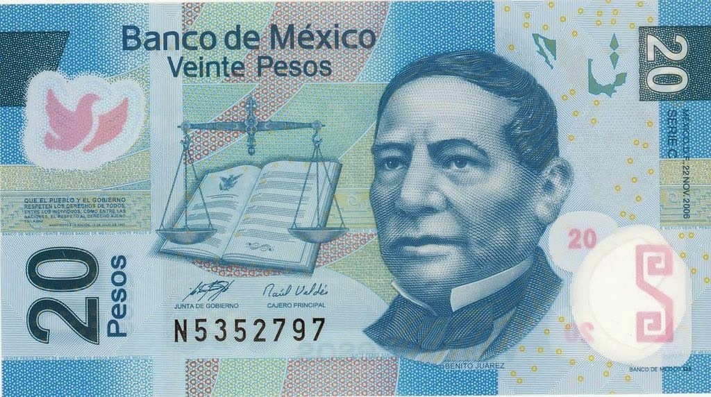 Banxico sacará de circulación el billete de 20 pesos