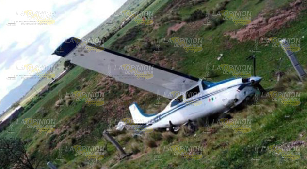 Se desploma avioneta, no hubo pérdidas humanas