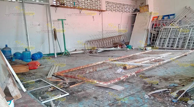 Saquean la Escuela Primaria Urbana Francisco I. Madero, tercer atentado en el último año