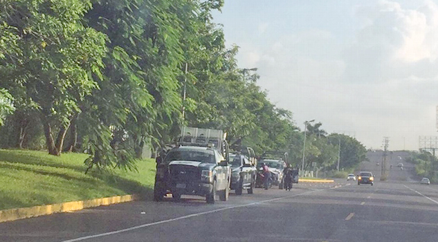 Aumenta presencia policiaca en zona de Las Bajadas por visita de EPN