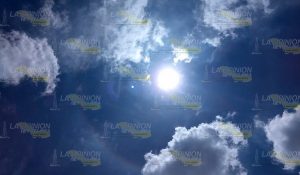 Halo solar en la zona norte de Veracruz Fenómeno Meteorológico Halo Solar Poza Rica