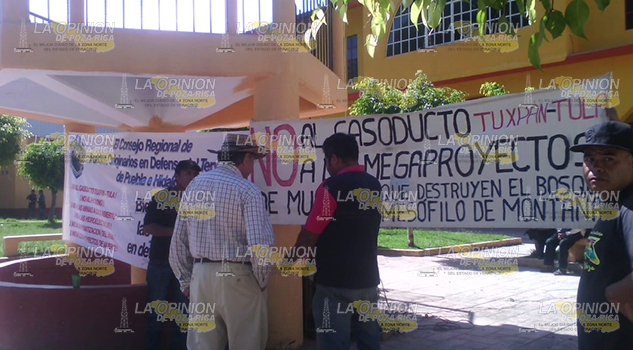 Van dos años con cuatro amparos en contra, gasoducto paralizado