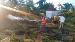 Incendio en Álamo, moviliza a cuerpos de emergencia Incendio Álamo Moviliza Cuerpos Emergencia