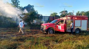 Incendio en Álamo, moviliza a cuerpos de emergencia Incendio Álamo Moviliza Cuerpos Emergencia