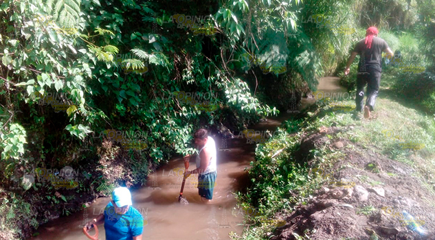 Inician limpieza de zona de captación de agua en Tlapacoyan Inician Limpieza Zona Captación Agua Tlapacoyan