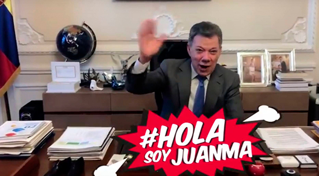 Juan Manuel Santos, presidente de Colombia, 'youtuber' por un día Juan Manuel Santos Presidente Colombia Youtuber Por Día
