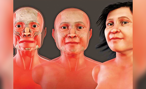 Dan rostro a mujer maya con técnicas avanzadas de reconstrucción forense