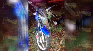Motocicleta derrapa en la curva de El Peñon, dos heridos Motocicleta Derrapa Curva El Peñon Dos Heridos