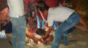 Motociclista choca contra auto estacionado en Tecolutla Motociclista Choca Contra Auto Estacionado Tecolutla