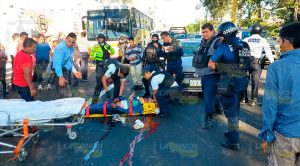 Motociclista grave en choque por alcance en Xalapa Motociclista Grave En Choque Por Alcance Xalapa