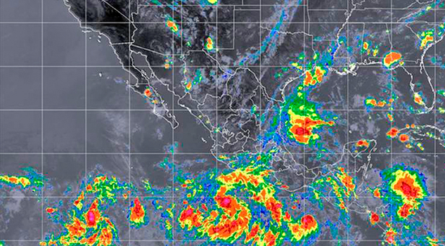 Depresión tropical Once-E se forma frente a costas de Oaxaca