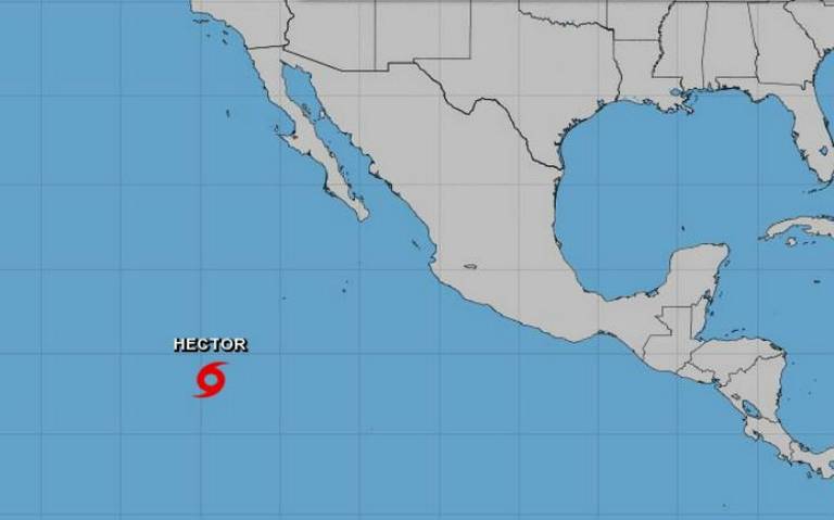 Se forma la tormenta tropical Héctor en costas de México