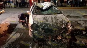 ¡Trágico accidente! Pierde el control de su automóvil y cae al río en Tuxpan Pierde Control Automóvil Cae Río Tuxpan
