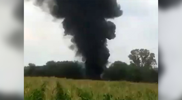 Se incendia toma clandestina en San Juan del Río