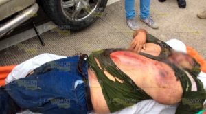 Trágica muerte, pierde el control y cae a descargue pluvial Trágica Muerte Pierde Control Cae Descargue Pluvial