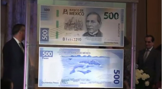Presentan nuevo billete de 500 pesos, con imagen de Benito Juárez