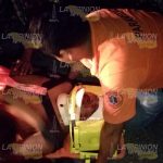 Jornalero lesionado tras fuerte choque en la Tuxpan - Poza Rica