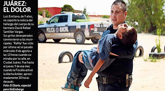 “¡Quiero a mi hermano!” Luis, de 9 años, no soportó la noticia del asesinato de “Rafita”, en Juárez