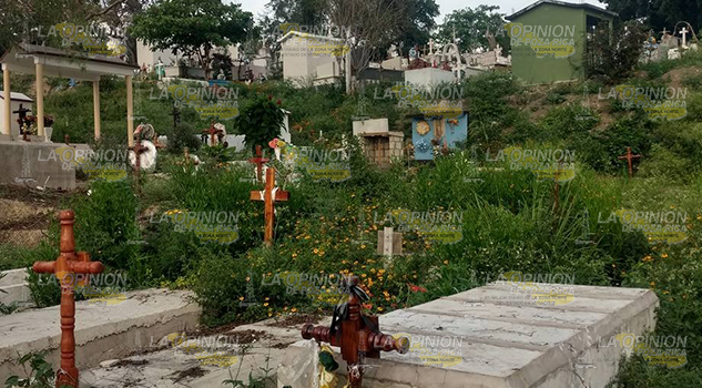 Protestas por el abandono del cementerio municipal