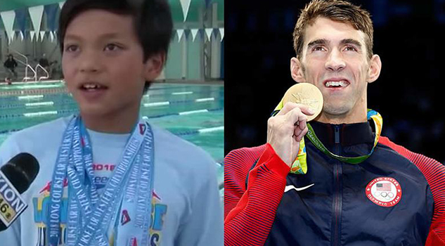 Se llama Clark Kent y a los 10 años rompe récord de Michael Phelps