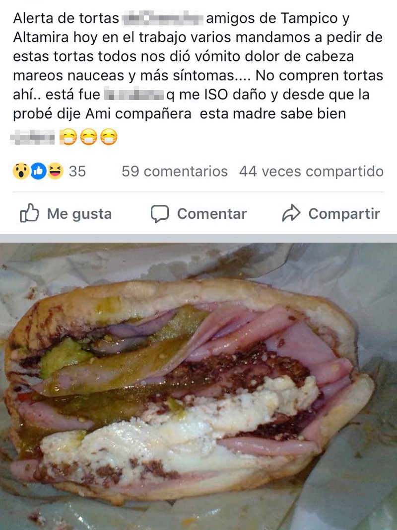 Coepris clausura conocida tortería de Tampico, 27 personas intoxicadas