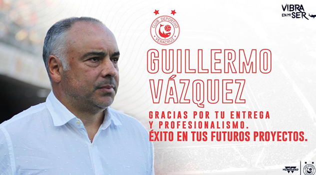 Guillermo Vázquez renuncia al Veracruz