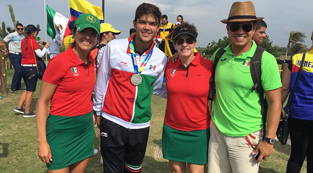 Veracruzano Raúl Pereda gana plata en el golf de Barranquilla
