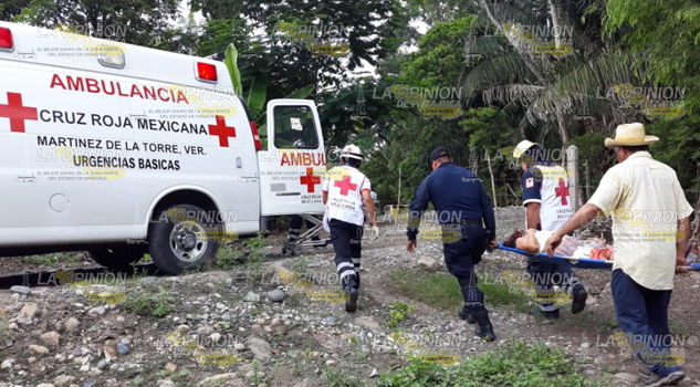 No llegó el almuerzo, ama de casa se accidenta