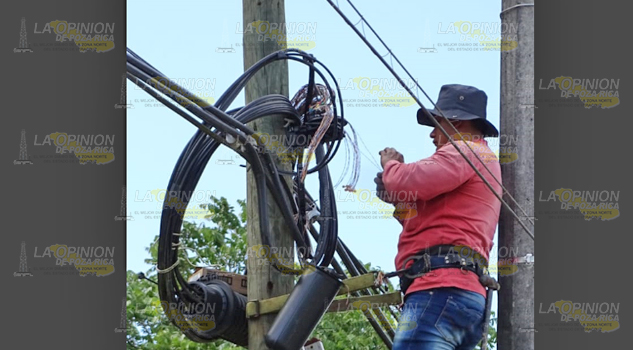 Continua ola de robos de cableado telefónico en la región de Álamo