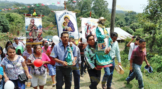 Oran en Tamalinillo por abundante cosecha, procesión y Danza del Elote