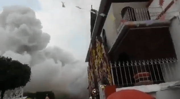 Error humano provocó explosión en iglesia de Coyoacán Explosion Iglesia Coyoacan