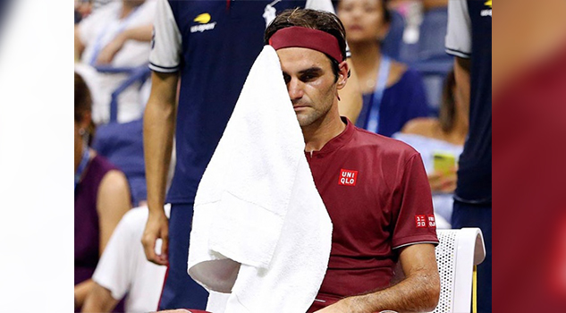 Federer culpa al calor de su derrota en el US Open