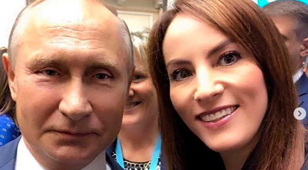 Diputada Gabriela Cuevas comparte selfie con Vladimir Putin Gabriela Cuevas Comparte Selfie Vladimir Putin