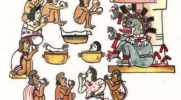La antropofagia ó canibalismo de los Mexica La Antropofagia Canibalismo Mexica
